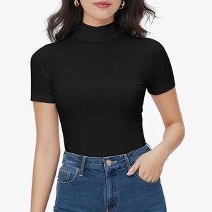 Amazon Zengjo Mock Neck T Shirt